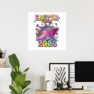 Pasen Cruise 2026 Familie Vakantie Lente Vakantie Poster