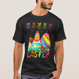 Pasen Dag Kip Matchende Familie Lieve Paas Cos T-shirt
