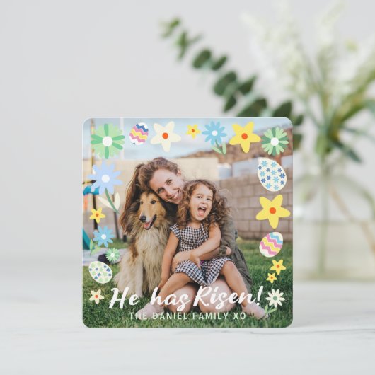 Pasen dat hij is gekomen kaart (Staand voorkant)