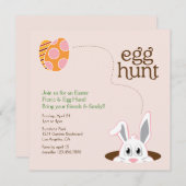 Pasen Easter Egg Hunt Picnic Kaart (Voorkant / Achterkant)