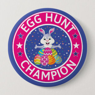 Pasen Egg Hunt Champion Ronde Button 4,0 Cm