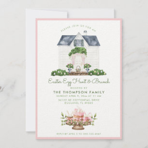 Pasen Egg Hunt en Brunch Uitnodiging