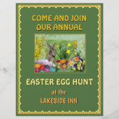Pasen Egg Hunt Flyer (Voorkant)