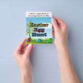 Pasen Egg Hunt Flyer (Hand)