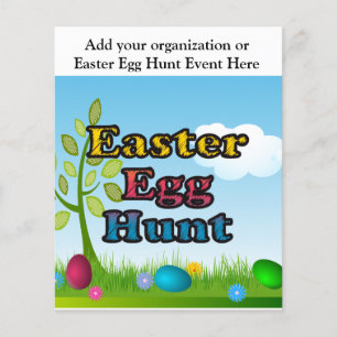 Pasen Egg Hunt Flyer