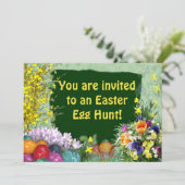 Pasen Egg Hunt Kaart (Staand voorkant)