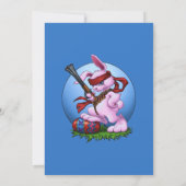 Pasen Egg Hunt op Funny Bunny Hunter Kaart (Achterkant)