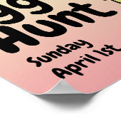 Pasen Egg Hunt Poster (Hoek)