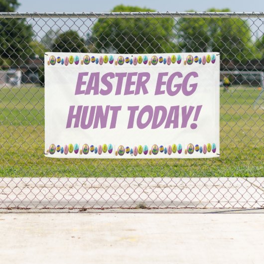 Pasen Egg Hunt Spandoek (Insitu)