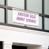 Pasen Egg Hunt Spandoek (Buitenkant Gebouw)