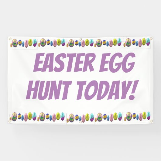 Pasen Egg Hunt Spandoek (Horizontaal)
