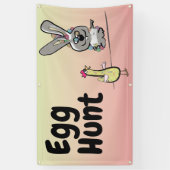 Pasen Egg Hunt Spandoek (Verticaal)