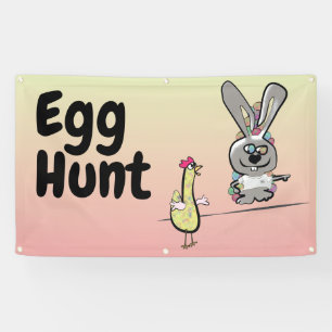 Pasen Egg Hunt Spandoek