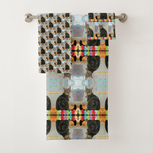 Pasen Egg Indigo Bad Handdoek (Insitu)