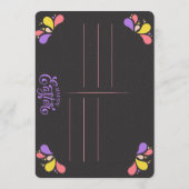 Pasen Ei Hunt Chalkboard uitnodiging (Achterkant)