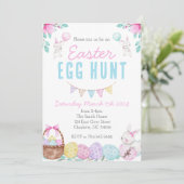 Pasen Ei Hunt uitnodiging, Kerk Ei Hunt Uitnodigen Kaart (Staand voorkant)