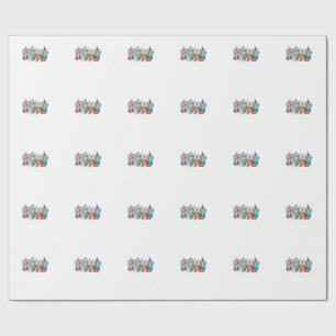 Pasen Eieren Koffie Konijn Cups Latte IJskoude Crè Cadeaupapier