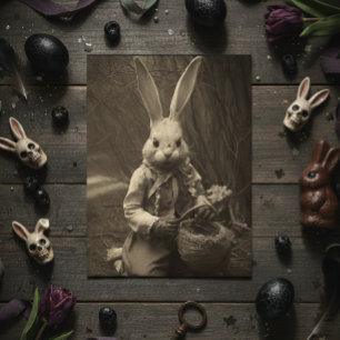 Pasen Enge Bunny Briefkaart