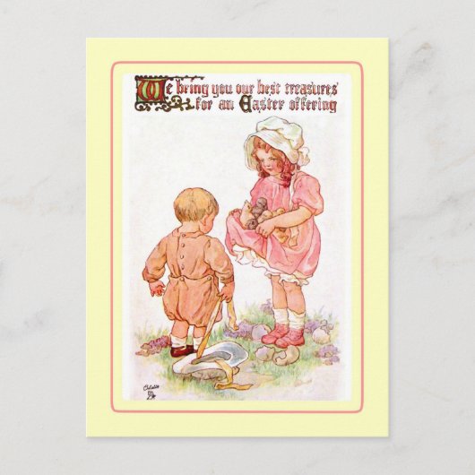 Pasen Feestdagenkaart (Voorkant)