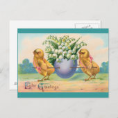  Pasen Feestdagenkaart (Voorkant / Achterkant)