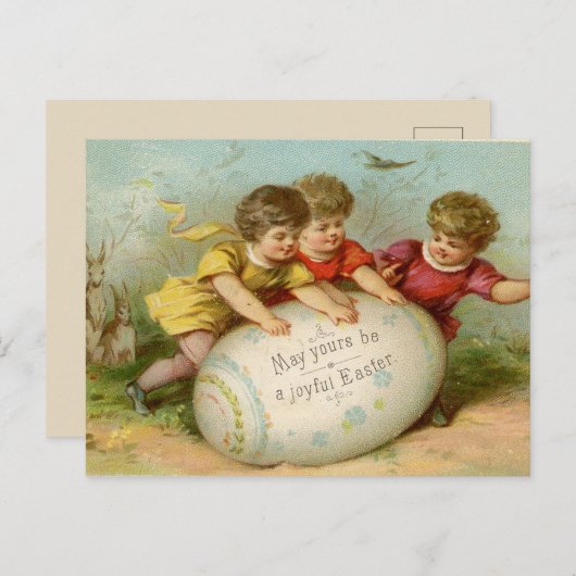 Pasen Feestdagenkaart (Voorkant / Achterkant)