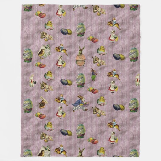  Pasen Fleece Deken (Voorkant)