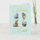 Pasen Folie Wenskaart (Voorkant)