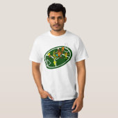 Pasen Footy spel T-shirt (Voorkant volledig)