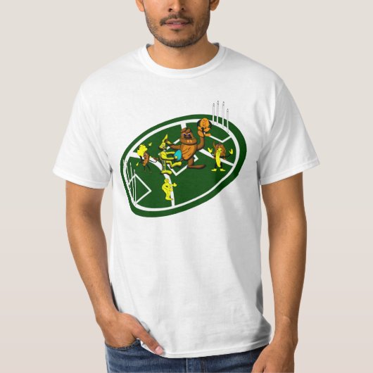 Pasen Footy spel T-shirt (Voorkant)