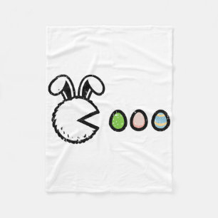 Pasen Gamer Bunny Eten Eieren Video Gaming Boys K Fleece Deken