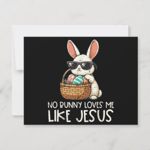 Pasen Geen Konijn Houdt Van Mij Zoals Jezus Christ Save The Date