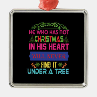 Pasen geven hem die geen Kerstmis heeft Metalen Ornament