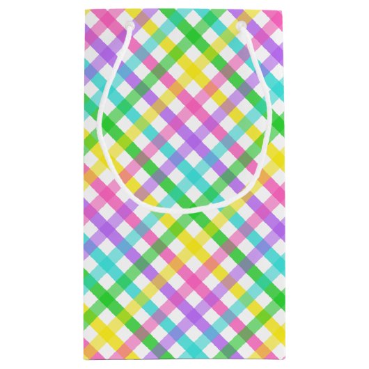 Pasen Gingham 8 Cadeautas (Achterkant)