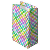 Pasen Gingham 8 Cadeautas (Voorkant Gekanteld)