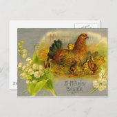  Pasen Hen Feestdagenkaart (Voorkant / Achterkant)