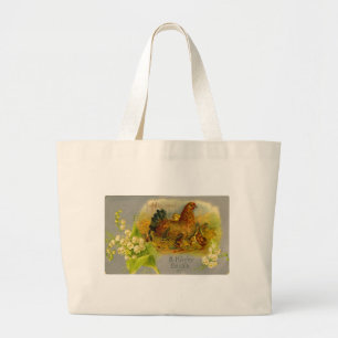  Pasen Hen Grote Tote Bag