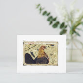 Pasen Hen Grunge -  documenten Feestdagenkaart (Staand voorkant)