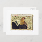 Pasen Hen Grunge -  documenten Feestdagenkaart (Voorkant / Achterkant)