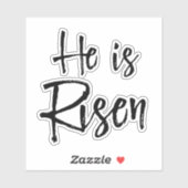 Pasen Hij is Risen Sticker (Vel)
