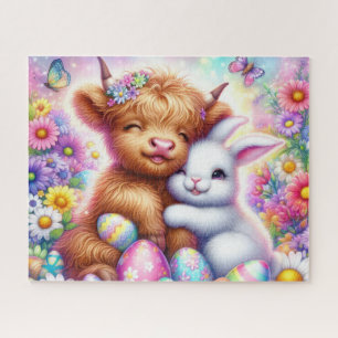 Pasen Hoogland Koe Paas Konijn Legpuzzel