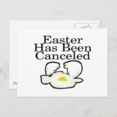 Pasen is geannuleerd feestdagenkaart (Voorkant / Achterkant)