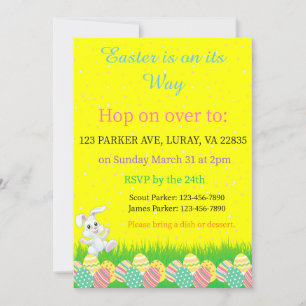 Pasen is op zijn weg uitnodiging