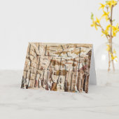 Pasen Jeruzalem Wenskaart Kaart (Gele Bloem)