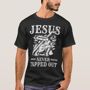 Pasen Jezus heeft zondagochtend nooit de reurrecti T-shirt