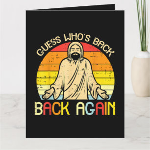 Pasen Jezus Raad Wie Is Terug Religieus Christelij Bedankkaart