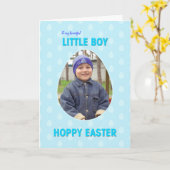 Pasen kaart voor kleine jongen (Gele Bloem)