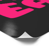 Pasen komt eraan. beest perfect poster (Hoek)