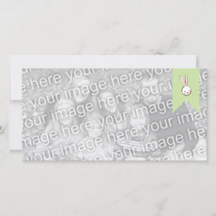 Pasen Konijn Banner Fotokaarten Feestdagenkaart