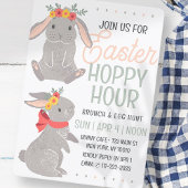 Pasen Konijn Hoppy Hour Brunch en Ei Hunt Kaart