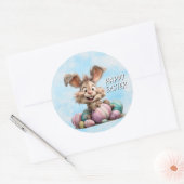 Pasen Konijn Sticker (Envelop)